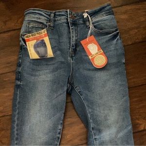 Wax Jean high rise push up jeans